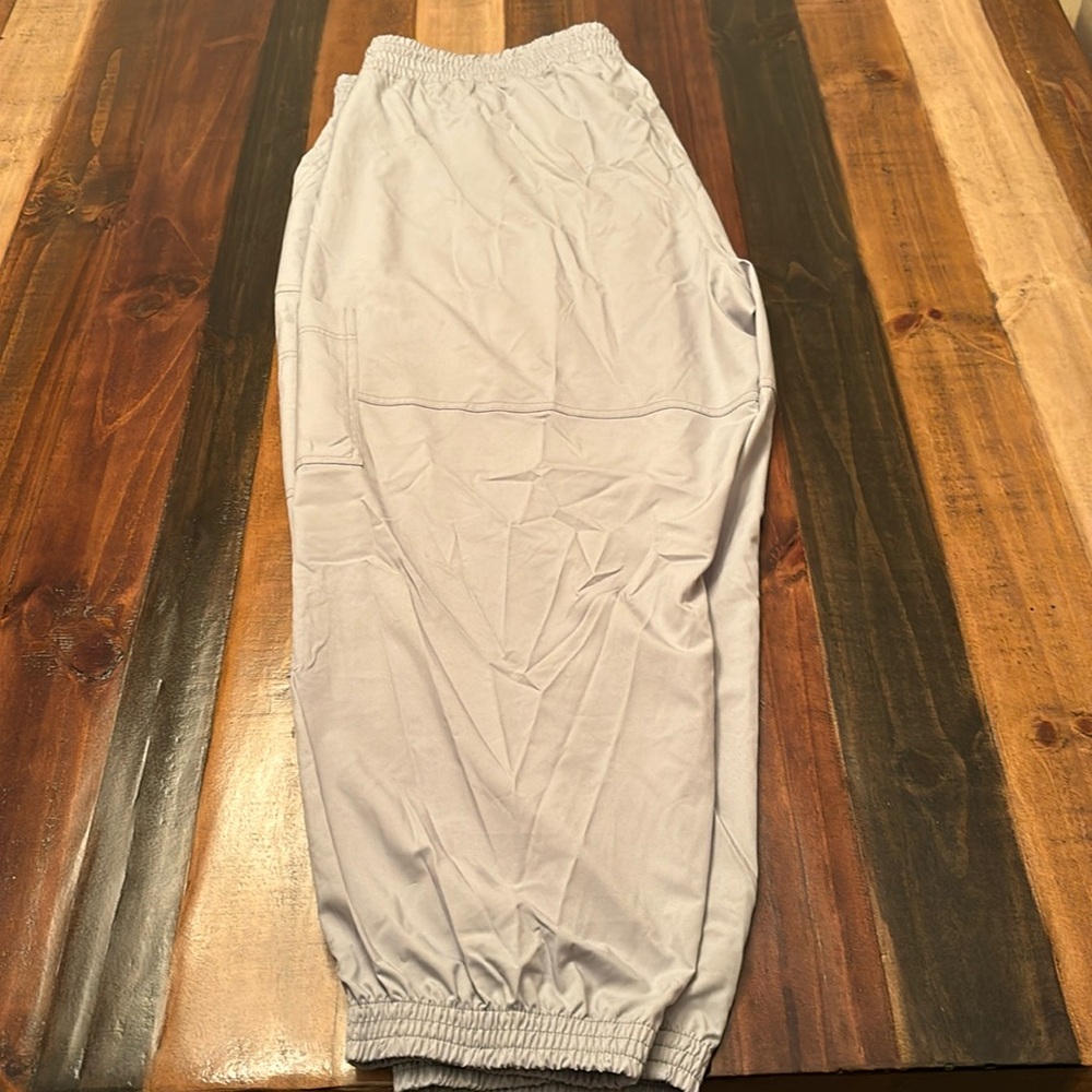 Grey Cargo Joggers